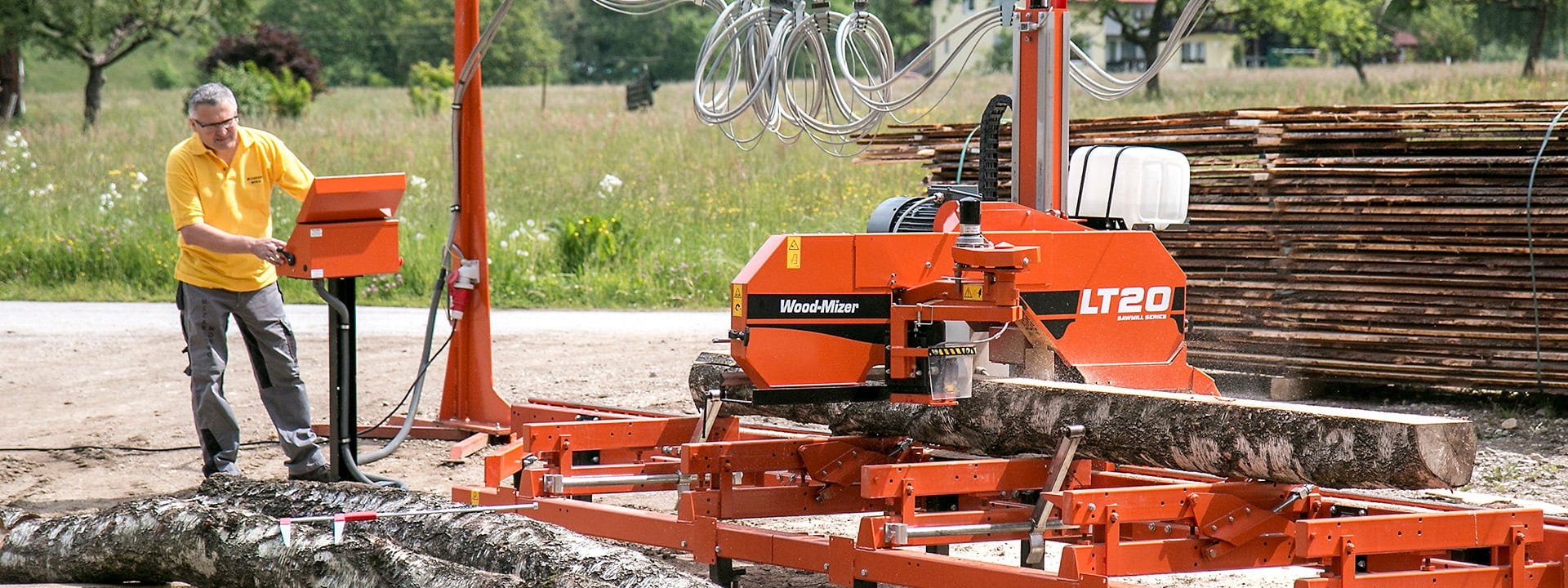 Galdniecības darbnīcā Slovēnijā izmanto Wood-Mizer zāģēšanas iekārtu