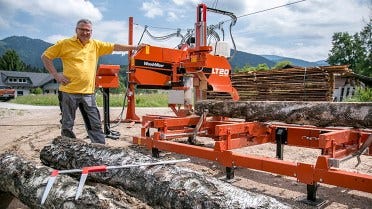 Galdniecības darbnīcā Slovēnijā izmanto Wood-Mizer zāģēšanas iekārtu 
